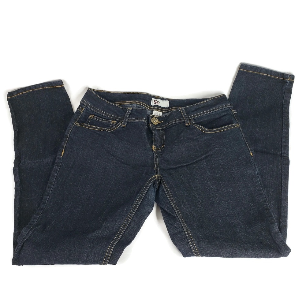spandex dark blue women's Jean's pant size 7  (A2)